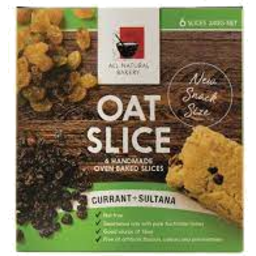 Photo of All Natural Bakery Oat Slice Currant & Sultana 6 Pack 240gm