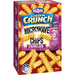 Photo of Birds Eye Microwave Chips Golden Crunch Crinkles 140g