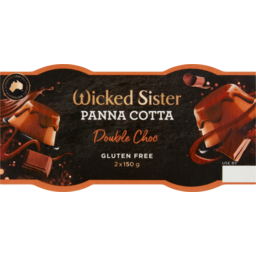 Photo of Wicked Sister Double Choc Panna Cotta