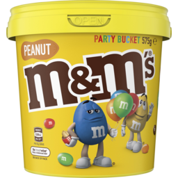 Photo of M&Ms Peanut Chocolates Party Bucket 575g