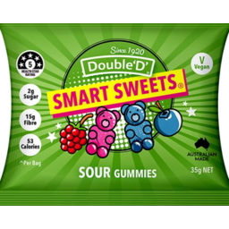 Photo of Double D Smart Sweets Sour 50g