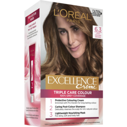 Photo of L'oréal Paris Excellence Crème Permanent Hair Colour - 6.3 Light Golden Brown