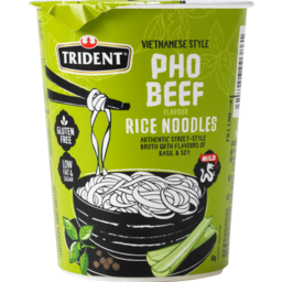 Photo of Trident Rice Noodles Pho Beef 50g