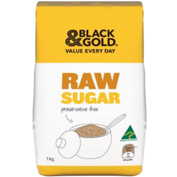 Photo of Black & Gold Raw Sugar 1kg