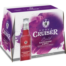 Photo of Cruiser 5% Blackcurrant & Apple 12x275ml Bottles