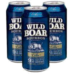 Photo of Wild Boar Bourbon and Cola 9% Cans