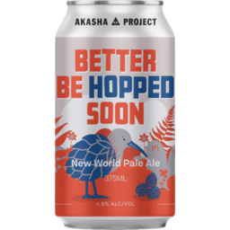 Photo of Akasha Better Be Hopped Soon New World Pale Ale Can 375ml 4pk 