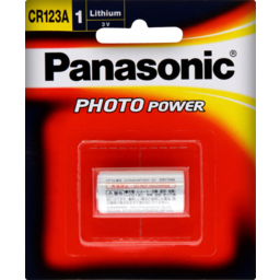 Photo of Panasonic Photo Power Battery 3v CR123A 1 Pack