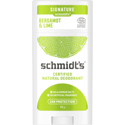 Photo of Schmidt's Bergamot + Lime Natural Deodorant 75g