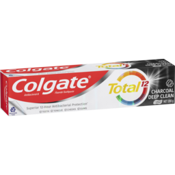 Photo of Colgate Total Charcoal Deep Clean Antibacterial Toothpaste, , Whole Mouth Health, Multi Benefit 200g