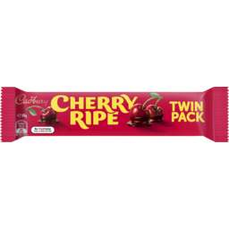 Photo of Cadbury Cherry Ripe Twin Pack Chocolate Bar 80g