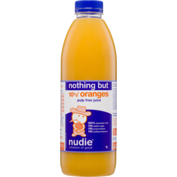 Photo of Nudie Nothing But 10.5 Oranges Pulp Free 1l