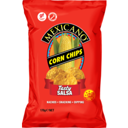 Photo of Mexicano Corn Chips Tasty Salsa 170g