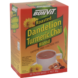 Photo of BONVIT Dandelion Turmeric Chai Blend 32 Bags