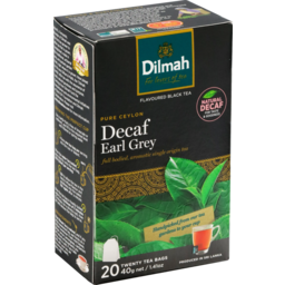 Photo of Dilmah Tea Bags Black Tea Decaf Earl Grey 20 Pack