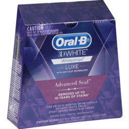 Photo of Oral-B 3d White Luxe Dental Whitening Kit Advanced Seal 14 Each 