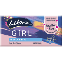 Photo of Libra Girl Regular Tampons 16 Pack