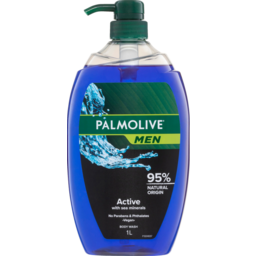 Photo of Palmolive Shower Gel Mens Active 1 L 1l