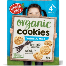 Photo of Whole Kids Organic Cookies Vanilla 4 Pack