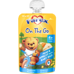 Photo of Farex® On The Go Pear & Apricot With Baby Rice 4+ Months