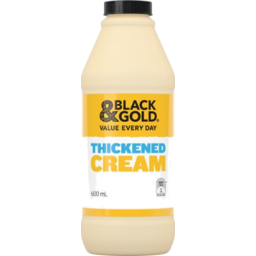 Photo of Black & Gold Thickened Cream 600ml