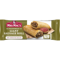 Photo of Mrs Mac's Microwave Giant Sausage Roll 