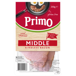 Photo of Primo Middle Rindless Bacon 250 gm