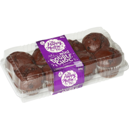 Photo of The Happy Co Muffin Mini Double Choc 8pack