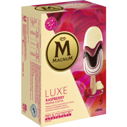 Photo of Magnum Luxe Ice Cream Dessert Sticks Raspberry Panna Cotta Frozen 360ml