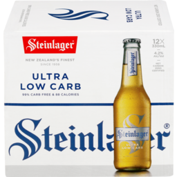 Photo of Steinlager Ultra Low Carb Lager 12x330ml Bottles
