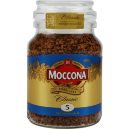 Photo of Moccona Classic Decaffeinated Instant Freeze Dried Coffee Jar 100g