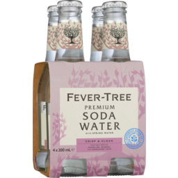 Photo of Fever-Tree Premium Soda Water 4x200ml 