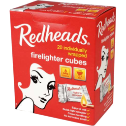 Photo of Redheads Wrapped Firelighters 20s