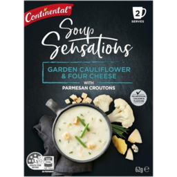 Photo of Continental Soup Sensations Garden Cauliflower & Four Cheese With Parmesan Croutons 2 Serves