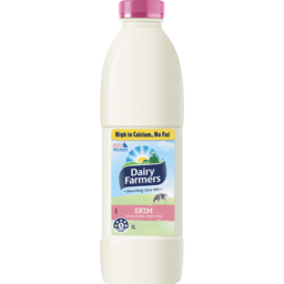 Photo of Dairy Farmers Skim Milk 1l Hdpe Bottle 1l