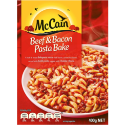 Photo of Mccain Beef & Bacon Pasta Bake 400g