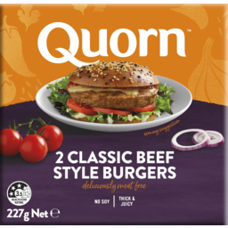 Photo of Quorn 2 Classic Beef Style Burger 227g