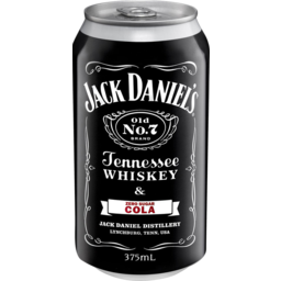 Photo of Jack Daniel's Old No. 7 Tennessee Whiskey & Zero Sugar Cola Can
