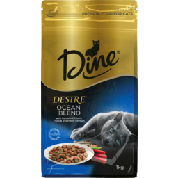 Photo of Dine Desire Dry Cat Food Ocean Blend