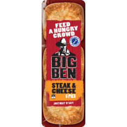 Photo of Big Ben Pie Steak & Cheese 6 Pack