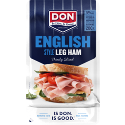 Photo of Don English Style Leg Ham Thinly Sliced Gluten Free 200g
