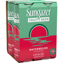 Photo of Sungazer Fruity Beer Watermelon Cans