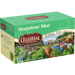 Photo of Celestial Seasonings Caffeine Free Classic Sleepytime Mint Herbal Tea Bags 20 Pack 29g