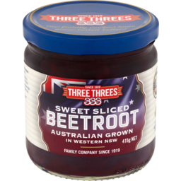 Photo of Three Threes Sweet Sliced Beetroot
