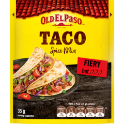 Photo of Old El Paso Fiery Taco Spice Mix 35g