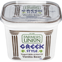 Photo of Farmers Union Greek Style Yogurt Vanilla 950g