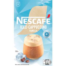 Photo of Nescafe Vanilla Iced Cappuccino Coffee Sachet 8 Pack