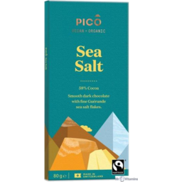 Photo of Pico Chocolate Vegan Organic Chocolate Sea Salt 80g