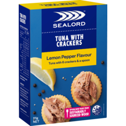 Photo of Sealord Tuna With Crackers Lemon Pepper Tuna