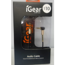 Photo of iGear Audio Cable Premium Flexibend Black